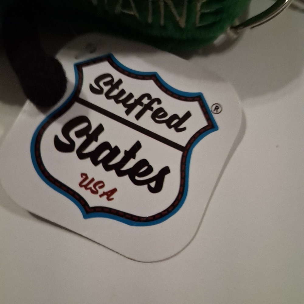Stuffed States Usa Maine Keychain - Picture 8 of 12